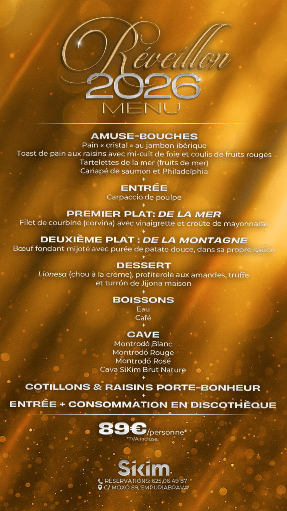 Menu novel an 2025 empuriabrava